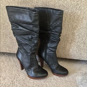 Guess by Marciano Black Leather Boots